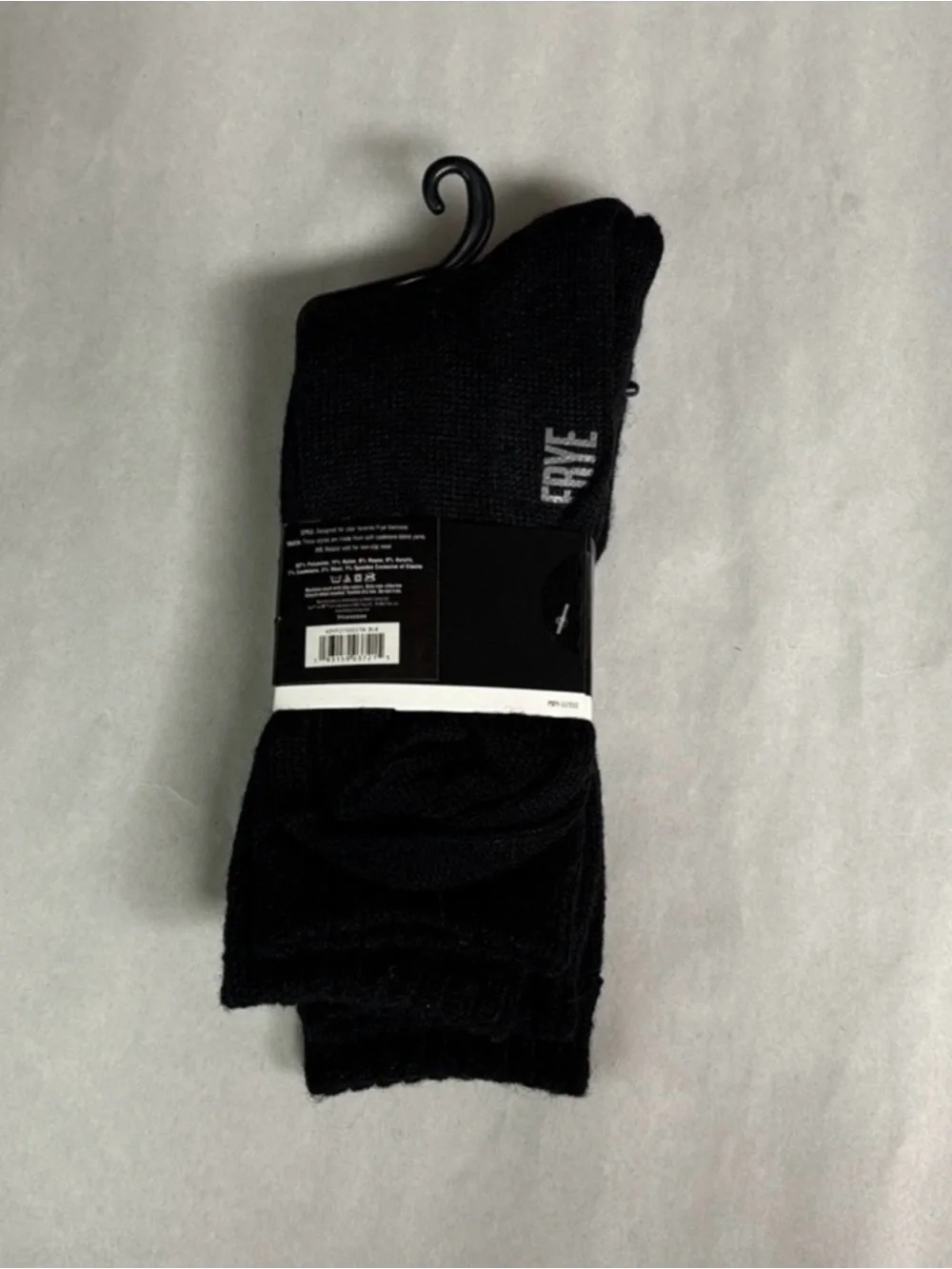 New Frye Socks Women’s 2 Pair Black Cashmere Blend Boot Socks Casual Activewear